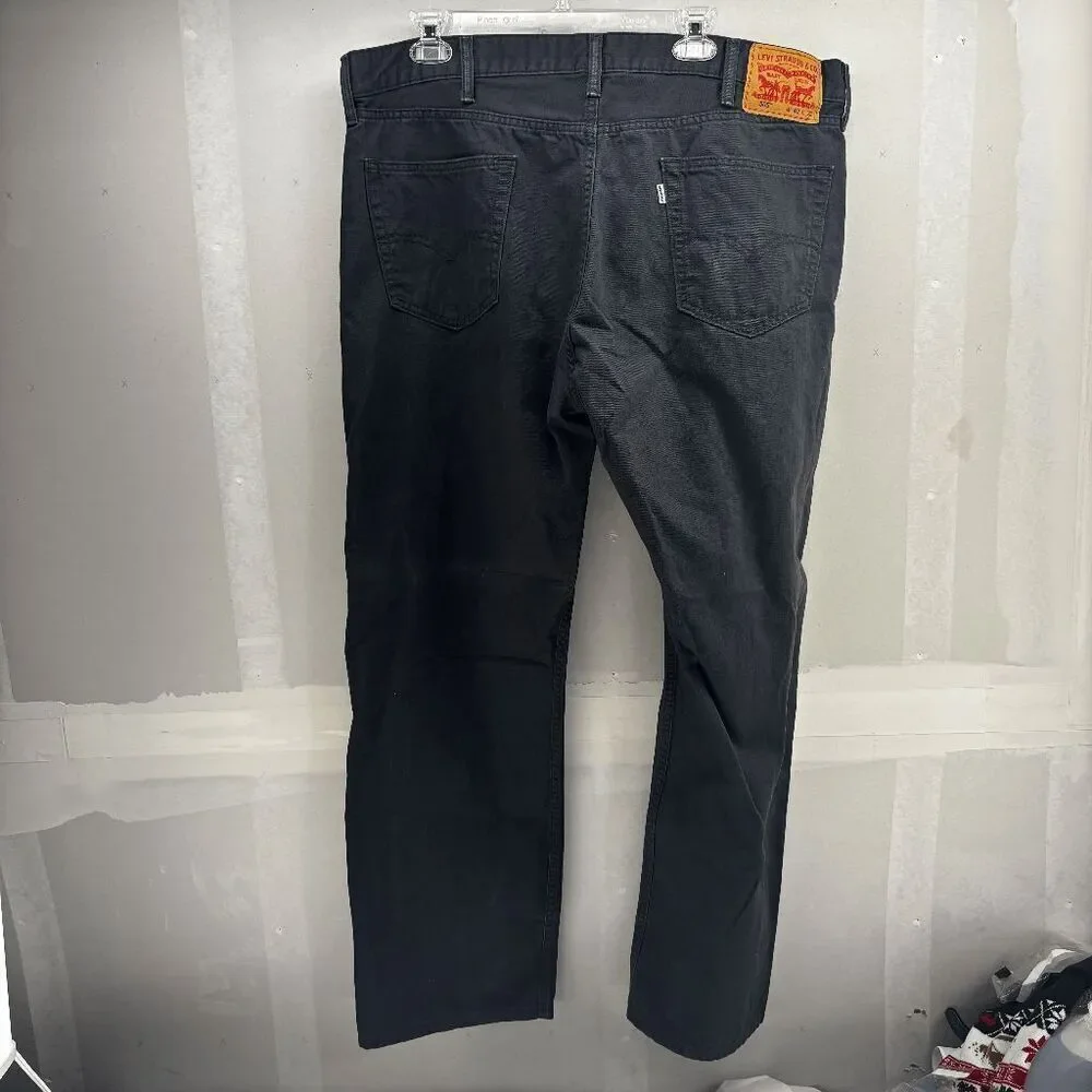 Levi's‎ 505 Men's Jeans Size Actual 41x31 Straight Leg Denim Black Jeans Pants